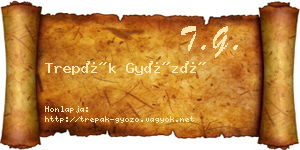 Trepák Győző névjegykártya